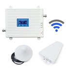 Tri- Band Amplifier 900 1800 2100 Gsm Dcs 2g 3g 4g Lte Signal Booster   Antenna