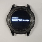 Samsung Gear S3 Frontier 46 Mm Steel Case With Black Silicone Band Smart Watch -