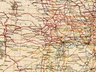 Vintage Us Railway Map 1900 Trunk Railroads Antique Illustrated Poster Wall Art