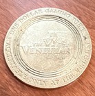 Venetian Hotel Casino Vintage 1  Slot Token Old Gambling Dollar Las Vegas Nevada