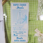 Vintage 1960s Baby Hanging Diaper Holder Plakie Diaper Stacker Original Box