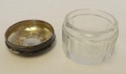 Small Antique Sterling And Crystal Vanity Jar  1