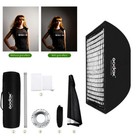 Us Godox Softbox 80 120cm Rectangular Honeycomb With Grid Softbox Bowens Mount 