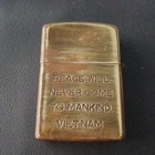 Zippo Vietnam War Cu Chi 73-74 Snoopy Engraved Brass Lighter Collectible