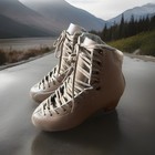 New In Box - Jackson Synchro Ice Skating Boots Dj3000 Beige- Size 3b Retail  550