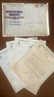 Wj Burton s Americans Lithographs letters Lot Of 18 Railroadiana Mopac 1929