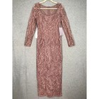 Js Collections Lace Gown Size 2 Embroidered Giovanna Evening Blush Column Mother