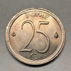 1966 Belgium 25 Centimes - Beautiful Coin -  a-030-b