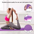 Extra Thick Yoga Mat Exercise Mat Workout Mat Gym 72x24 Non Slip Black Purple