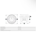 Jl Audio M6 8 8in Coaxial Speakers White Sport Grille With Rgb Led