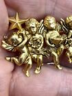 I Am Edgar Berebi  1  Of  My Angels Of Love  All In A Row  Brooch Pin  