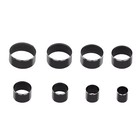 8pcs set Leather Round Circle Cutting Die Alloy Steel Leather Punching Tools