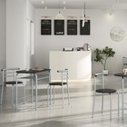 3-piece Dining Room Table Set Kitchen Table   Chair Sets For 2 Compact Steel Leg
