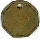 Unknown Maverick H  Ackermann Bar Saloon Incuse Drink Trade Token Wilcox Maker