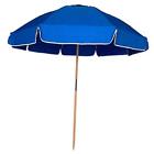  7 5ft Heavy Duty High Wind Beach Umbrella Commercial Grade Patio 230cm Blue