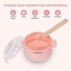 Waxing Kit -silicone Wax Warmer For Hair Removal With 4 Packs Of Hard Wax Beads 