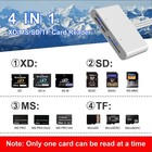 Memory Stick Pro Duo Adapter 4 In 1 Sd Tf Ms Xd Card Reader For Sony Camera Usb