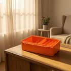 Synthetic Material Sturdy Synthetic Material Storage Organizer With Sliding