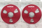 One Pair 10 5   Black Revox Tape Reel Aluminum For Reel To Reel Tape Recorder
