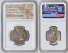 Lysimachus Thrace Silver Ar Tetradrachm Lysimachos Coin 305 Bc  Certified Ngc Au