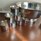 International Silver Company   Bowl With Cups   Minimalistic   Exc