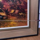 Original Oil Painting On Canvas 1960s  1970s Vietnamese Village  Signed Hoang