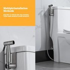 Stainless Steel Toilet Shattaf Adapter Hose Bidet Spray Handheld Shower Head Us
