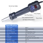 Wep 700w Hot Air Gun Adjustable Temp  Mini Portable Heat Gun   Rework Station