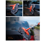 360   Rotation Car Wash Brush Double Layer Retractable Long Handle Cleaning Mop 