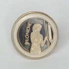 Vintage 1980s Blondie Enamel Badge Pin Rock Band Curio New Arrival