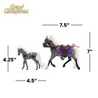 Grand Champions Premium Stallion Collection Set Of 2   Grey Tennessee Walker