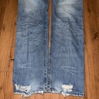 Vintage 90s Levis 501 Button Fly Blue Denim Mexico Jeans Faded Thrashed 30x34