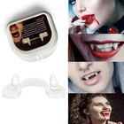 4  retractable Vampire Teeth Fangs Halloween Cosplay Makeup Zombie Dentures Teeth