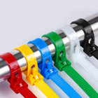 Releasable Reusable Self-locking Nylon Cable Ties Banding Various Colour   Size