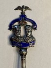 1902 Sterling Silver King Edward Vii Queen Alexandra Coronation Souvenir Spoon