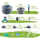 Drip Irrigation System 98ft  Fast Connect Automatic Kit With    