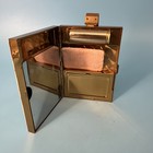 Vintage Mother Of Pearl Makeup Compact Wristlet Vanity Cigarette Case