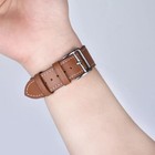 Apple Watch Leather Loop Band For Iwatch 38 40mm 42 44mm Series 2 3 4 5 6 Se