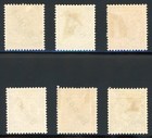 Samoa 1900 3pf-50pf Overprinted Complete Sc  51-56  Mi  1-6 Mint Vf Og Hinged     