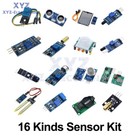16 Kinds Sensor Kit Module 16pcs set For Arduino Raspberry Pi 2 Model B Diy