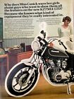 1980 Kawasaki Kz750-4 Motorcycle Print Ad 