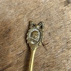 Antique   Vintage Brass Spoon William Shakespeare Beautiful Unique Rare