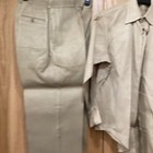 1950   s Us Army Issue Khaki Uniform Shirt Xl And Pants 33x31