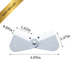 2 Pack Gutter Downspout Flip Up Hinge Extension Drain Diverter Rain Water Elbow