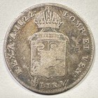 1822 Italy Lombardy Venetia 1 2 Lira Silver Coin Better Type Original Surfaces