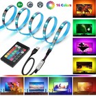 Led Strip Lights 5050 Rgb Usb Power Tv Backlight Lighting Kit Remote Control Us