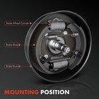 2pcs Rear Drum Brake Wheel Cylinder For Chevrolet C10 Pickup Malibu 73-77 Impala