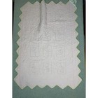 Vintage Pottery Barn Kids Tulip Garden Embroidered Crib Toddler Quilt Pastel