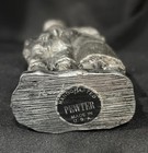 4  Michael Ricker Signed Pewter Boy   Girl Companions Figurine