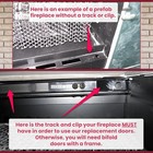 Heatilator Fireplace Doors Glass Replacement Gold Fits Sf36a ai Scf36a ai mha b